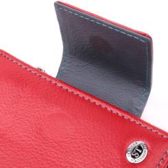 Кошелек ST Leather Кожаный Красный Фото 4