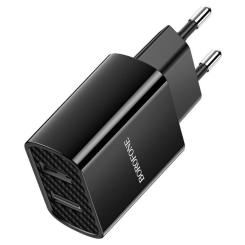 Зарядное устройство BOROFONE BA53A 2xUSB 10.5W black Фото 3