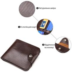 Портмоне Canpellini Из натуральной кожи Коричневое Фото 3