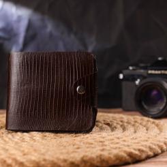 Портмоне Canpellini Из натуральной кожи Коричневое Фото 7