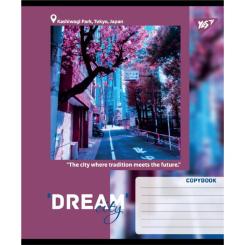 Тетрадь Yes Dream City А5 96 аркушів клітинка Фото 3