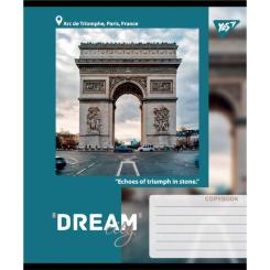 Тетрадь Yes Dream City А5 96 аркушів клітинка Фото 4