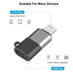 Переходник XoKo USB-C F to Lightning M charger-audio Фото 4