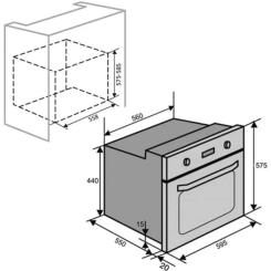 Духовой шкаф LUXELL A68-SF3 (FDT) BLACK Фото 10