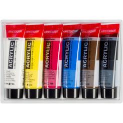Акриловые краски Royal Talens AMSTERDAM PRIMARY, 6*20 мл Фото 2