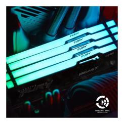 Модуль памяти для компьютера Kingston Fury (ex.HyperX) DDR5 128GB (2x64GB) 5600 MHz Beast RGB Фото 11