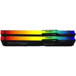 Модуль памяти для компьютера Kingston Fury (ex.HyperX) DDR5 128GB (2x64GB) 5600 MHz Beast RGB Фото 4