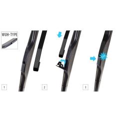 Щетка стеклоочистителя OXIMO гібридна 650 мм / 26 Фото 3