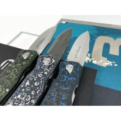 Нож Maserin Power, Magnacut, fat carbon arctic blue Фото 7