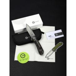 Нож Civivi Elementum, Damascus, Carbon Fiber Фото 8