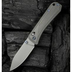 Нож Weknife Bougie Banter, Stonewash, титан Фото 9