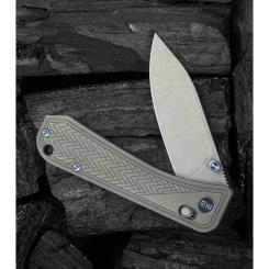 Нож Weknife Bougie Banter, Stonewash, титан Фото 11