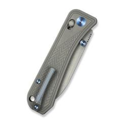 Нож Weknife Bougie Banter, Stonewash, титан Фото 7