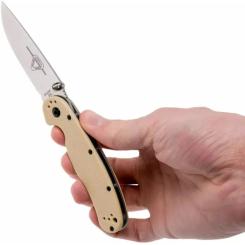 Нож Ontario Knife RAT II D2 Desert Tan Фото 4