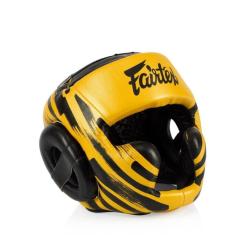 Боксерский шлем Fairtex HG16 Gold L Фото 1