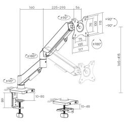 Кронштейн OfficePro MA431B Фото 4