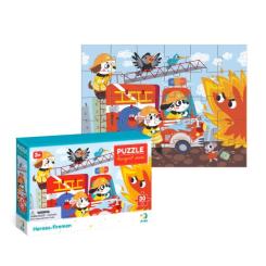 Пазл DoDo Герои-пожарные, 30 элементов Фото 1