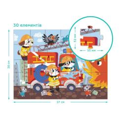 Пазл DoDo Герои-пожарные, 30 элементов Фото 4