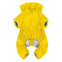 Дождевик для животных WAUDOG Clothes водонепроницаемый M45 желтый Фото 1