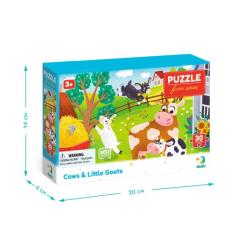 Пазл DoDo Коровы и козлята, 30 элементов Фото 4