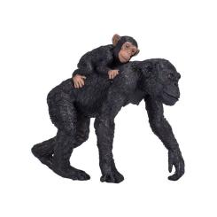Фигурка Mojo Шимпанзе с малышом Фото 2