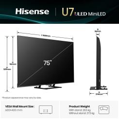 Телевизор Hisense 75U7Q Фото 1