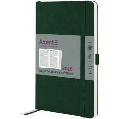 Еженедельник Axent датированный 2026 Partner Soft Skin 125х195, темно Фото