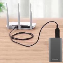 Кабель питания ColorWay USB to DC 5.5x2.5mm 9V 1.0m black Фото 9