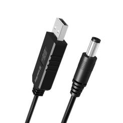 Кабель питания ColorWay USB to DC 5.5x2.5mm 9V 1.0m black Фото 3