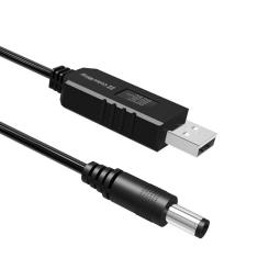 Кабель питания ColorWay USB to DC 5.5x2.5mm 9V 1.0m black Фото 4