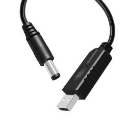Кабель питания ColorWay USB to DC 5.5x2.5mm 9V 1.0m black Фото 5