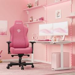 Кресло игровое Anda Seat Kaiser 3E Fabric XL Pink Фото 8
