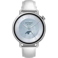 Смарт-часы Xiaomi Watch S4 41mm Leather Strap Білий BHR07VUGL Фото 1