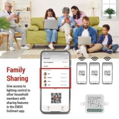 Модуль управления умным домом EMOS H5104 ZigBee 3.0 2-Channel Фото 9
