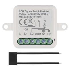 Модуль управления умным домом EMOS H5104 ZigBee 3.0 2-Channel Фото 6