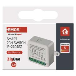 Модуль управления умным домом EMOS H5104 ZigBee 3.0 2-Channel Фото 8