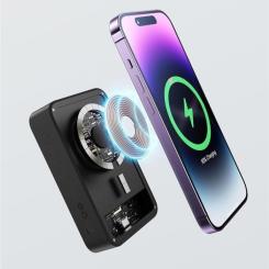 Батарея универсальная Baseus Magnetic Mini Wireless 20000mAh 20W, Black Фото 9