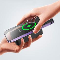 Батарея универсальная Baseus Magnetic Mini Wireless 20000mAh 20W, Black Фото 10