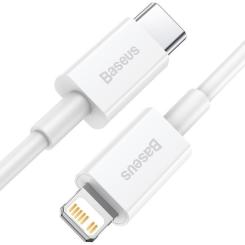 Дата кабель Baseus USB-C to Lightning 2.0m 20W white Фото 1