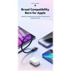 Дата кабель Essager USB-C to Lightning 2.0m 20W blue Фото 6