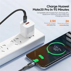 Дата кабель Essager USB-C to USB-C 2.0m 100W blue Фото 5