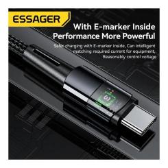 Дата кабель Essager USB-C to USB-C 1.0m 240W Фото 9