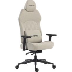 Кресло игровое GamePro GC760LG Fabric Light Gray Фото 1