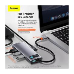 Концентратор Baseus USB-C 6-in-1 Фото 10