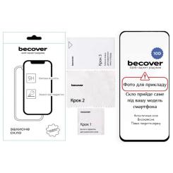 Стекло защитное BeCover Apple iPhone 17 Pro Black Фото 1