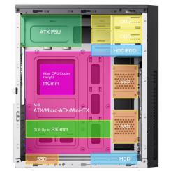 Корпус для ПК Gamemax ET-215-NP-2U3TYC Фото 9