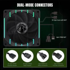 Кулер для корпуса Gamemax Tornado T12 ARGB Фото 9