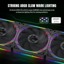 Кулер для корпуса Gamemax Tornado T12 ARGB Фото 5