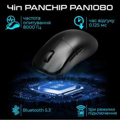 Мышка RAWM ES21 Wireless/Bluetooth Black Фото 2