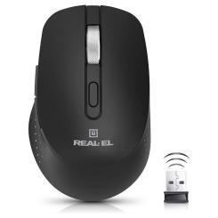 Мышка REAL-EL RM-380W Wireless Black Фото